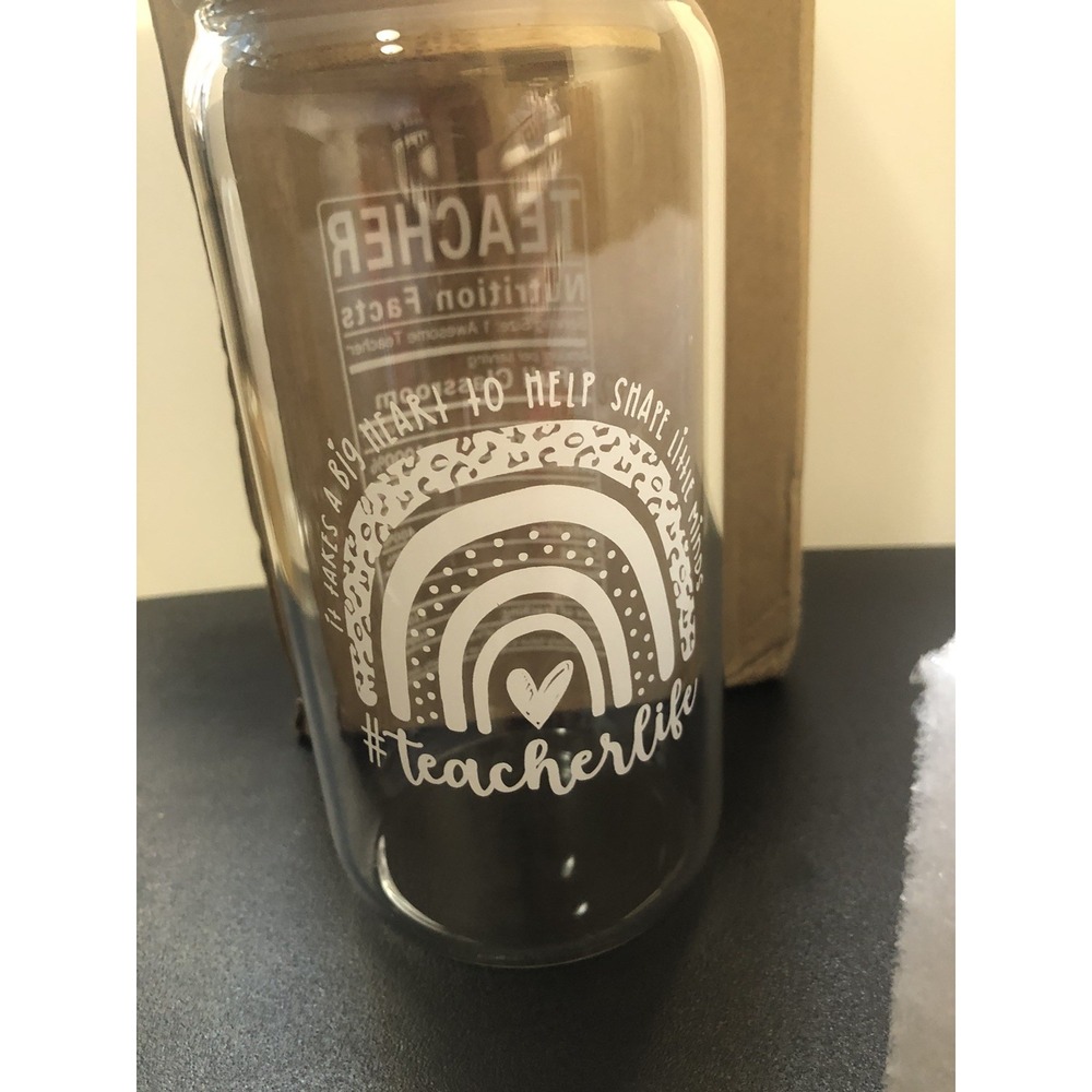 Teacher Appreciation Gift 16oz Tumbler‎ for Women Birthday or Thanks